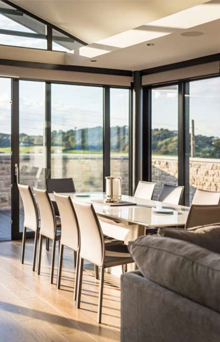 Project: Southbanks V03 Roller Blind System, motorised, RTS Finish: Bespoke RAL