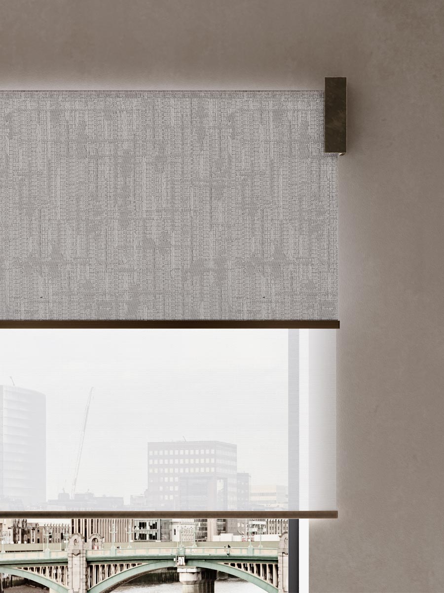 Designer dual roller blind